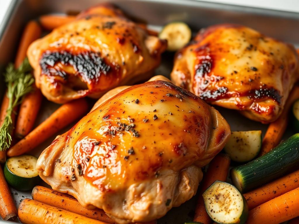 Frango Assado com Legumes