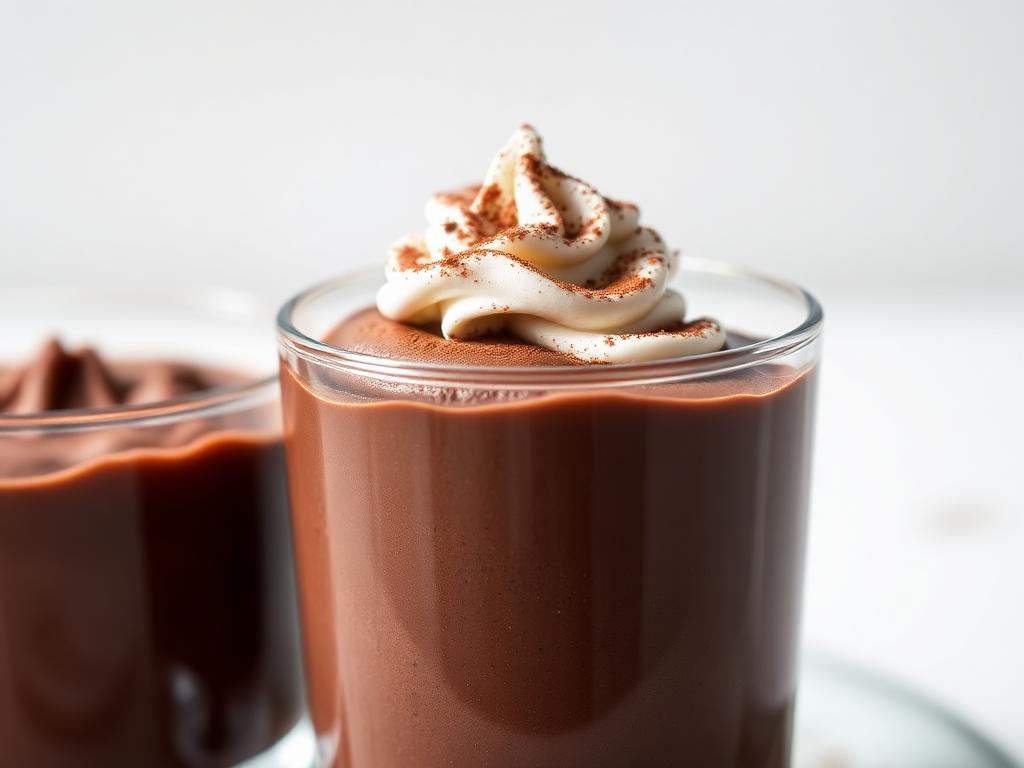 Mousse de chocolate sem açúcar