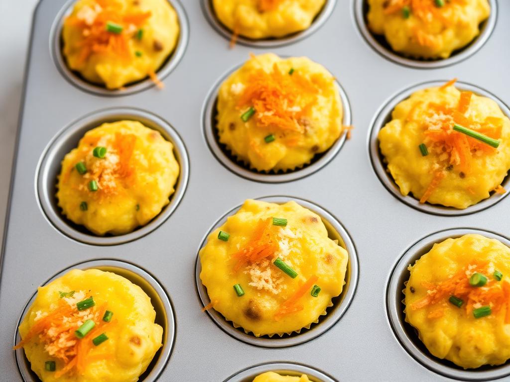 Muffin de Ovo com Legumes