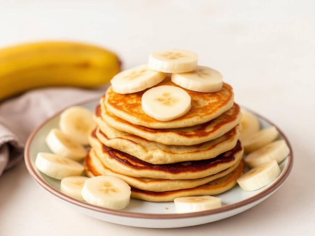 Panqueca low carb de banana e ovo