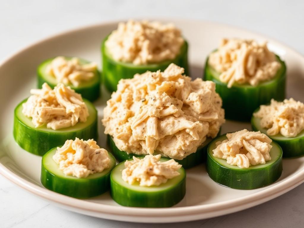 Patê de Frango com Pepino