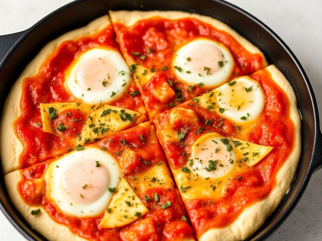Pizza Low Carb de Frigideira