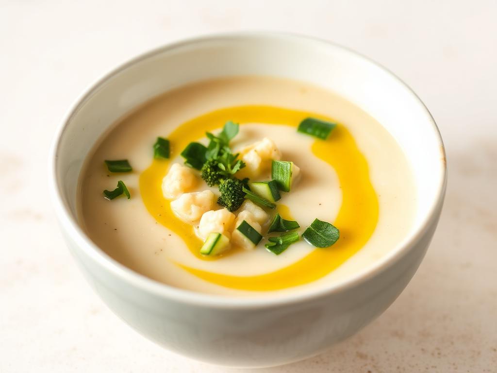 Sopa cremosa de legumes